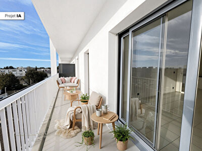 Appartement Saint Herblain 3 pièces 73.46 m2- Balcon-Box