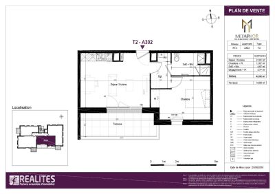 Location Appartement 2 pièces 42,92 m² Nantes
