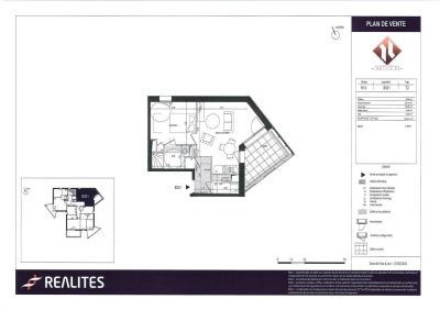 Location Appartement 2 pièces 40,84 m² Rennes