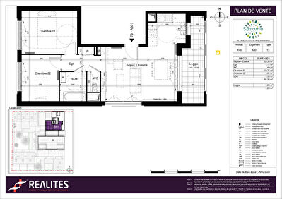 Appartement 3 Pièces 35000 Rennes