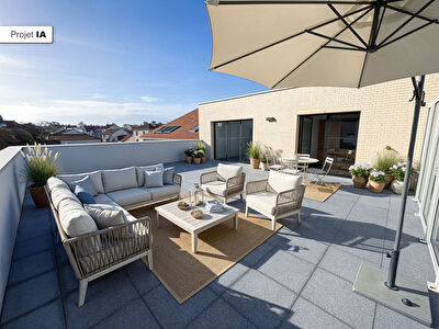 Appartement avec terrasse exceptionnelle – Champs de Mars La Rochelle