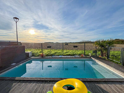 Maison récente plain-pied avec piscine – Salles-sur-Mer